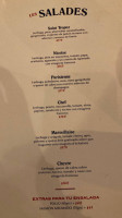 Mon Paris San Jerónimo menu