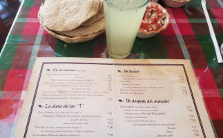 Fonda Doña Gabina Escolástica menu