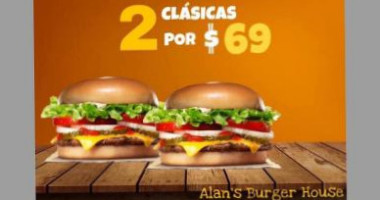 Alan’s Burger food