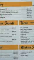 El Nene menu