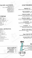 Ictio Fish House menu