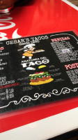 CESAR S TACOS menu