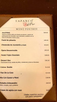 El Tapanco menu