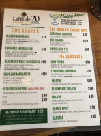 Latitude 20 menu