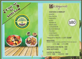 La Barrita Verde Ensaladas Te's food