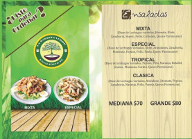 La Barrita Verde Ensaladas Te's food
