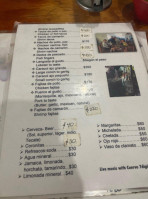 Pescadería San Carlos menu