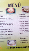 GORDITAS Y ANTOJITOS ANGELES menu