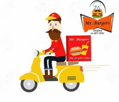 Mr. Burgers outside