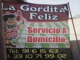 La Gordita Feliz menu