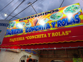 Taquería Conchita Y Rolas food