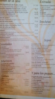 Restaurante Mesón Xiqueño menu