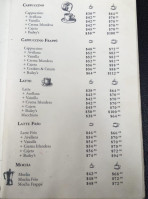 Café 5pm menu