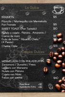 Villa Del Sol Café menu