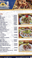 Mariscos El Faro menu