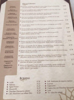 Terra-Cotta menu