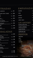 Quilmes menu