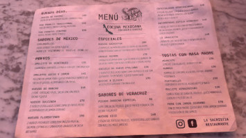 La Sacristìa Cafè México food