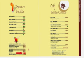 Delicias Mexicanas menu