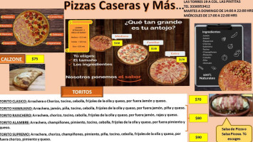 Pizzas Caseras Y Más food