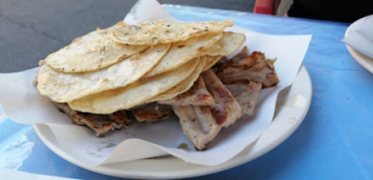 Tacos De Asada food