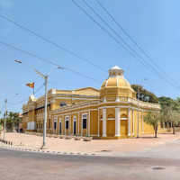Plaza De La Aduana outside