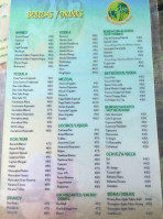 Zenzi Beach Club menu