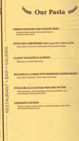 Buhardilla menu