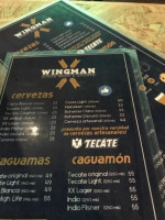 Wingman Adolf B Horn Jr. menu