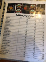 Cheto Restaurante Bar menu
