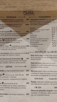 Clotilde menu