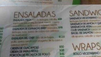 La Ceiba De La 30 menu