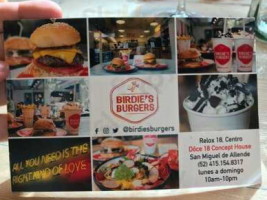 Birdie's Burgers food