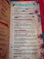 Los Colorines menu