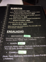 El Torito menu
