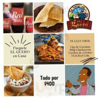 Carnitas El Güero food