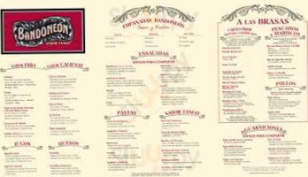 Bandoneon menu