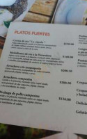 La Cupula Restaurante Bar menu