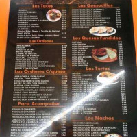 El Curandero menu