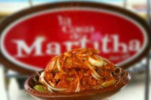 La Casa De Martitha food