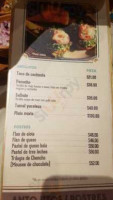 Rincón Maya menu