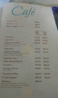 Mi Dalí Café menu