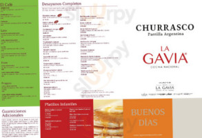 Churrasco Asador Argentino Trattoria menu