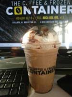 The Coffee and Frozen Container, Cafe y frappe food