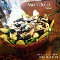 Mandala Pizzas food