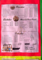 Tacos Y Mariscos El Sinaloense, México menu