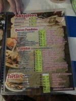 Taqueria Los Parados menu
