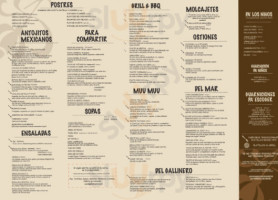 TK Terraza Grill menu