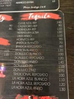 Cantina Mexico, México menu