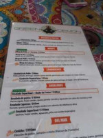 Green Demon Beach Club menu